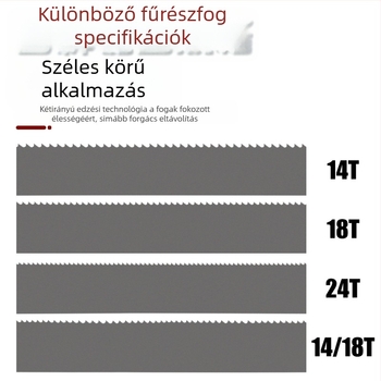 M42 bimettál szalagfűrész penge gépi vágáshoz, fém- és vasalt vágáshoz, 1140 körhossz
