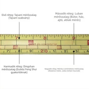 Luban ruler, ütésálló rozsdamentes acél mérőszalag, 5 m, 7,5 m, 10 m, műanyag tokkal.