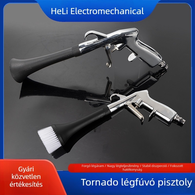 Magasnyomású pneumatikus belső tisztító pisztoly kefével