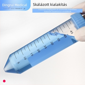 15 ml-es és 50 ml-es centrifugacsövek csavaros kupakkal, graduált, nagy sebességű EP csövek és vetőmag palackok