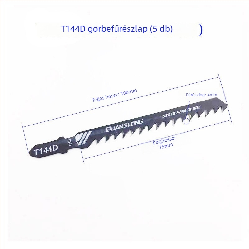 Visszacsukó fűrészlap T118A, T244D, T111C, gyors, durva fogazatú fához
