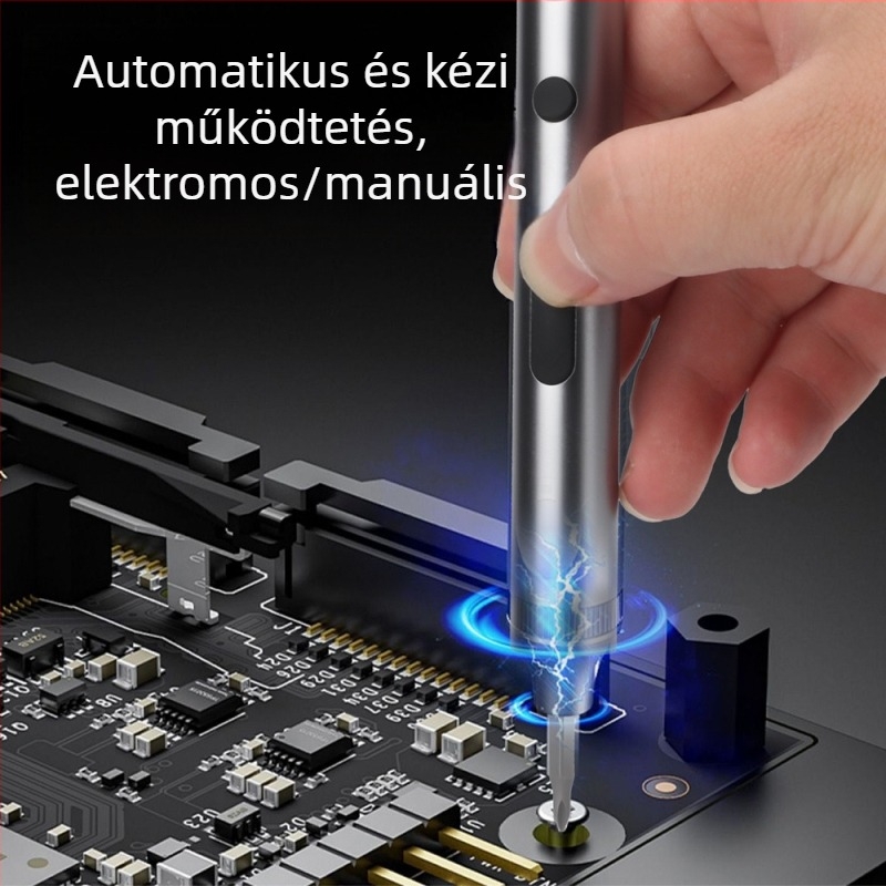 Diy újratölthető elektromos csavarhúzó készlet — kompakt, többfunkciós háztartási fúró-csavarbehajtó, S2 szerszámacéllal