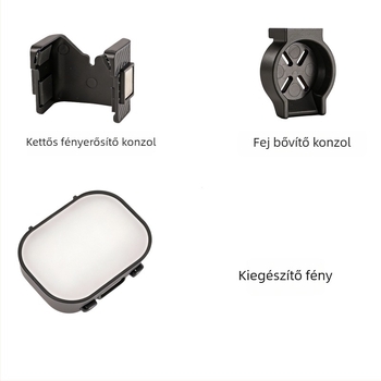 Mágneses gyorskioldó kitöltőfény DJI Pocket 3/4-höz sminkfénnyel