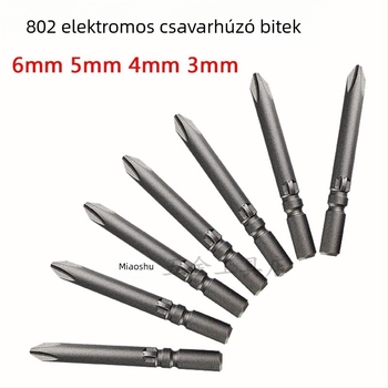 Phillips és Pozidriv csavarhúzó bitek elektromos fúróhoz, 60 mm hosszú