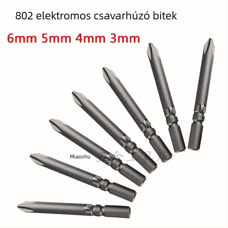 Phillips és Pozidriv csavarhúzó bitek elektromos fúróhoz, 60 mm hosszú