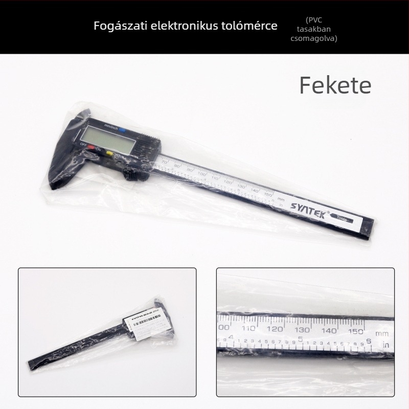 Fogorvosi fém mérőkaliper wax mérésére és belső koronára – nagy pontosságú rozsdamentes acél