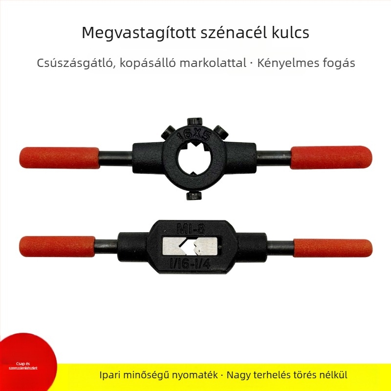 Menetkészlet, kézi menetfúró és die készlet, kis kézi szerszámkészlet