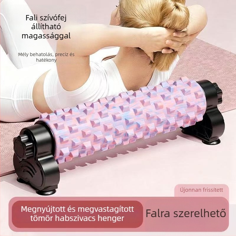 Habhenger állvány és jógaoszlop a vádlisz izmok ellazítására és meridián masszázsra, lábak karcsúsító görgő