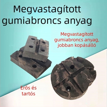 Autóemelő lábtámaszok – gumi tappancsok kétoszlopos emelőhöz, kör és négyzet alakú, Oxford gumipad