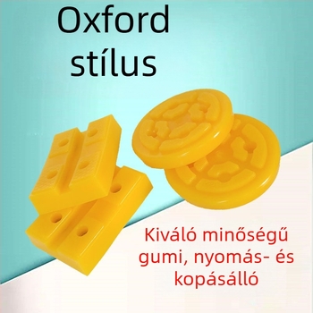 Autóemelő lábtámaszok – gumi tappancsok kétoszlopos emelőhöz, kör és négyzet alakú, Oxford gumipad