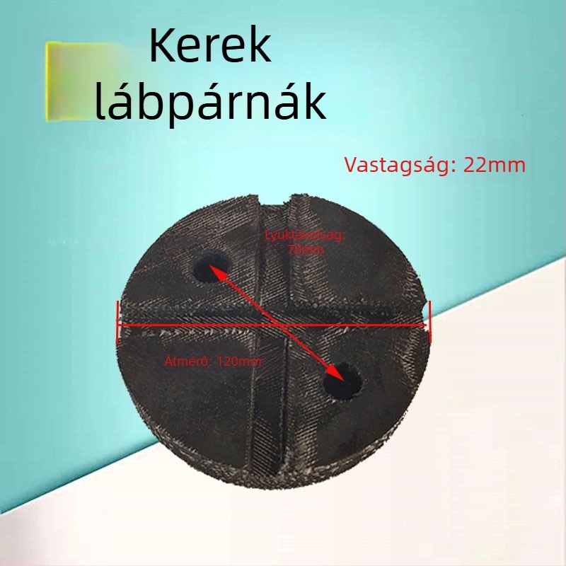 Autóemelő lábtámaszok – gumi tappancsok kétoszlopos emelőhöz, kör és négyzet alakú, Oxford gumipad