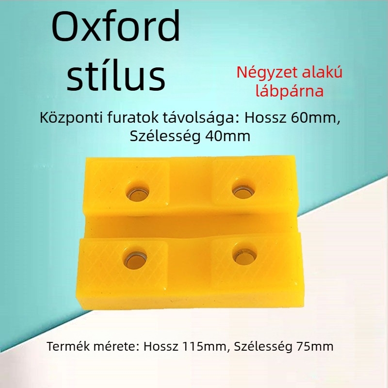 Autóemelő lábtámaszok – gumi tappancsok kétoszlopos emelőhöz, kör és négyzet alakú, Oxford gumipad