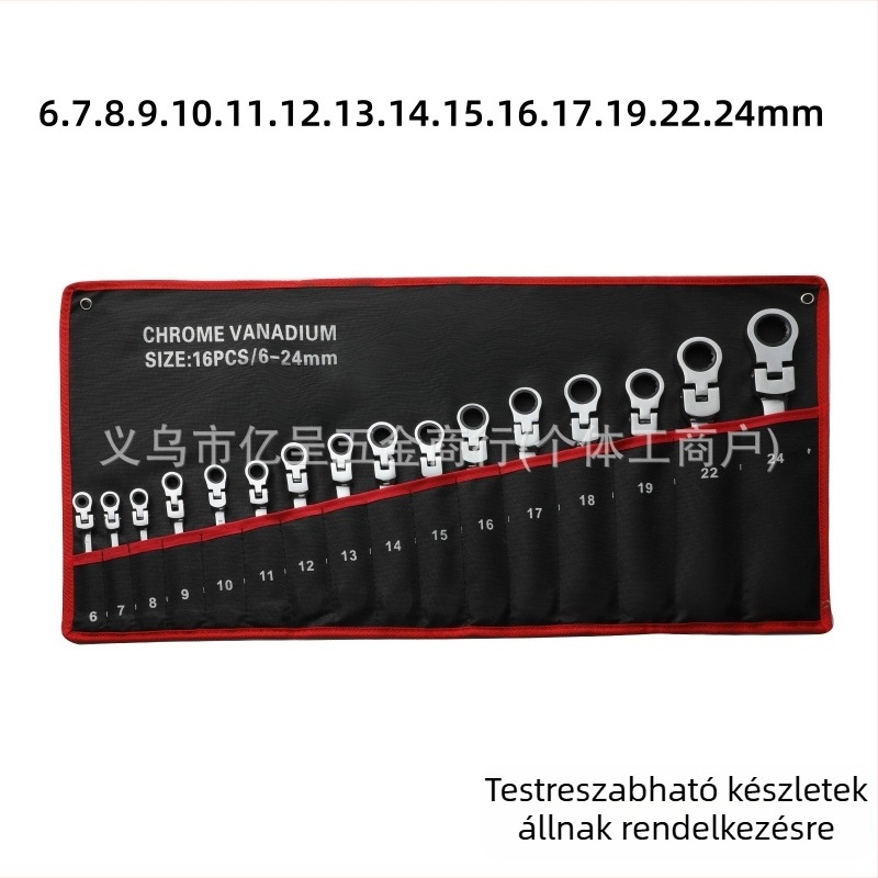 Nyitott végű csattogó kulcs készlet, többfunkciós kulcsok