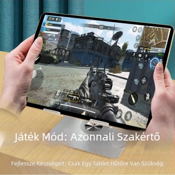 Asztali tablettatartó forgó, áttört hűtő radiátorral DIY félvezető játéktabletekhez