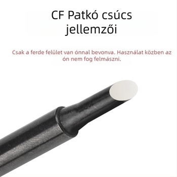 936 Forrasztóhegy, patkó alakú, CF sorozat, 42 mm hosszú, 60 W, 200–480°C, ólommentes réz elektroplakttal