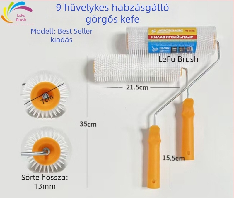 Kerti cipő tüskékkel a talaj lazítására a gyepen, 4,5 cm, epoxis önszintező kivitelezésű felfújható gyepszőnyeghez