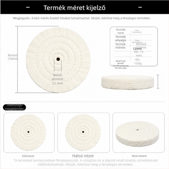 Ékszerekhez való textil polírozó készlet, hardver, fa és bútorok – 4 darab
