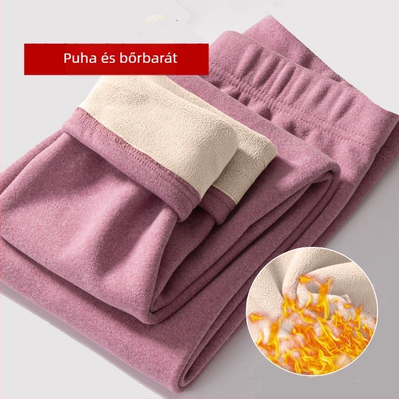 Derong női önmelegítő termo fehérnemű készlet, vastag fleece bélés, plusz méret, felső és nadrág őszi-téli