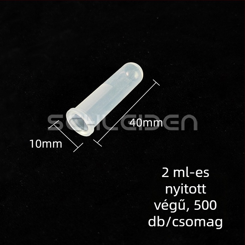 Fedél nélküli centrifugacső, 1,5–10 ml, konikus vagy gömbölyű alappal.