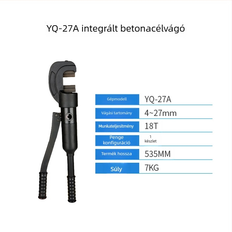 Kézi hidraulikus integrált vasalatvágó YQ-16, kompakt precíziós vágóeszköz