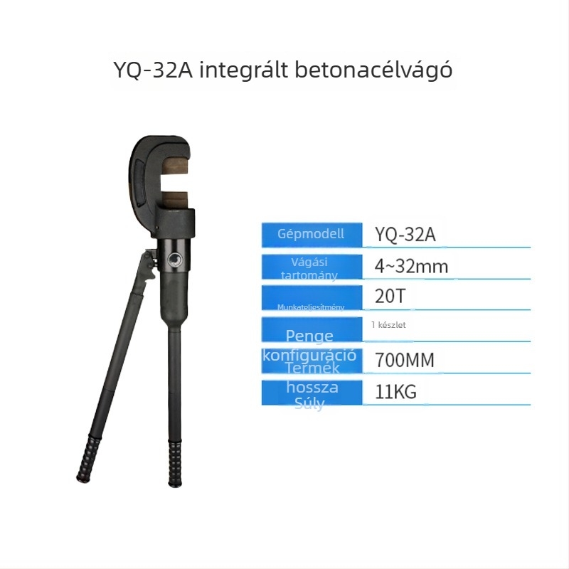 Kézi hidraulikus integrált vasalatvágó YQ-16, kompakt precíziós vágóeszköz