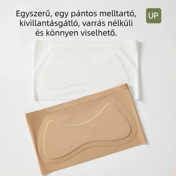 9–13 éves lányoknak készült váll nélküli, láthatatlan anti-slip melltartó, nyári vékony modell