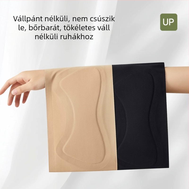9–13 éves lányoknak készült váll nélküli, láthatatlan anti-slip melltartó, nyári vékony modell