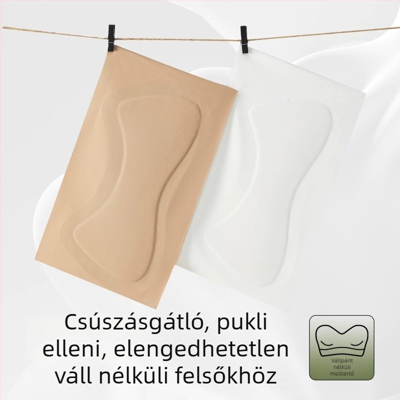 9–13 éves lányoknak készült váll nélküli, láthatatlan anti-slip melltartó, nyári vékony modell