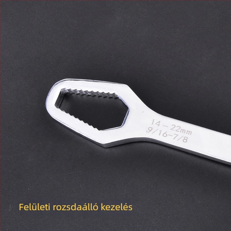 Kétfejű önzáró Plum Blossom kulcs, háztartási állítható kulcs