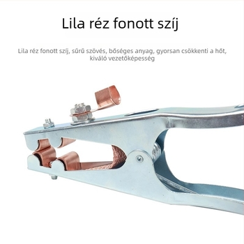 Földelő csipesz hegesztőgépekhez, tartós és kiváló minőségű, hegesztőgépekhez tervezve, vastagabb fogófej