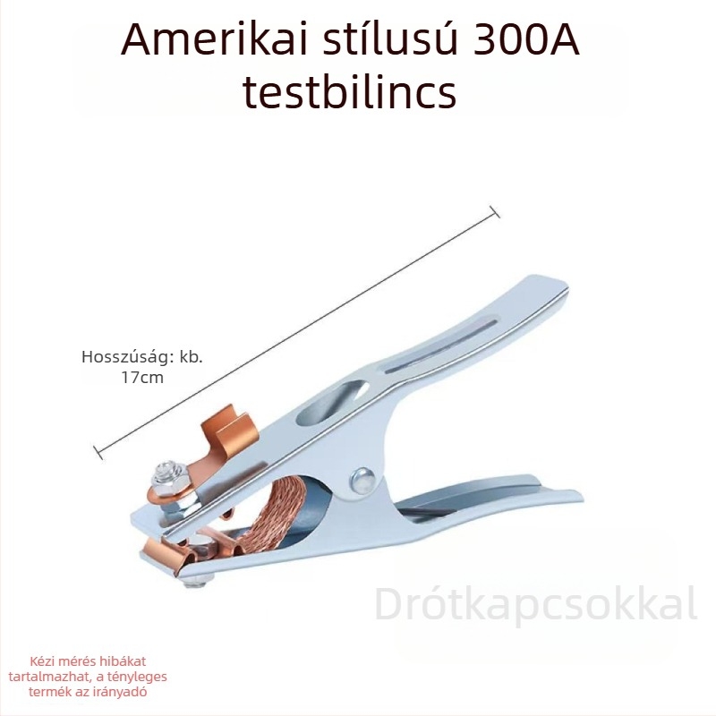 Földelő csipesz hegesztőgépekhez, tartós és kiváló minőségű, hegesztőgépekhez tervezve, vastagabb fogófej