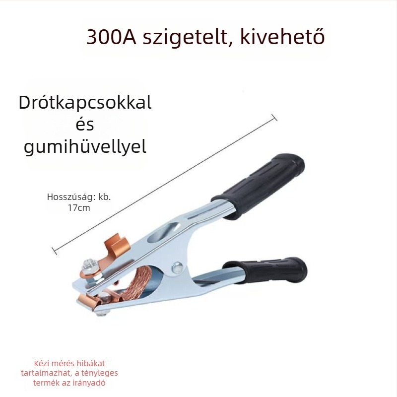 Földelő csipesz hegesztőgépekhez, tartós és kiváló minőségű, hegesztőgépekhez tervezve, vastagabb fogófej