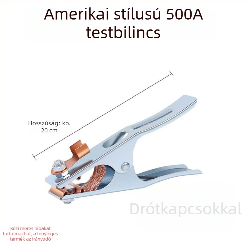 Földelő csipesz hegesztőgépekhez, tartós és kiváló minőségű, hegesztőgépekhez tervezve, vastagabb fogófej