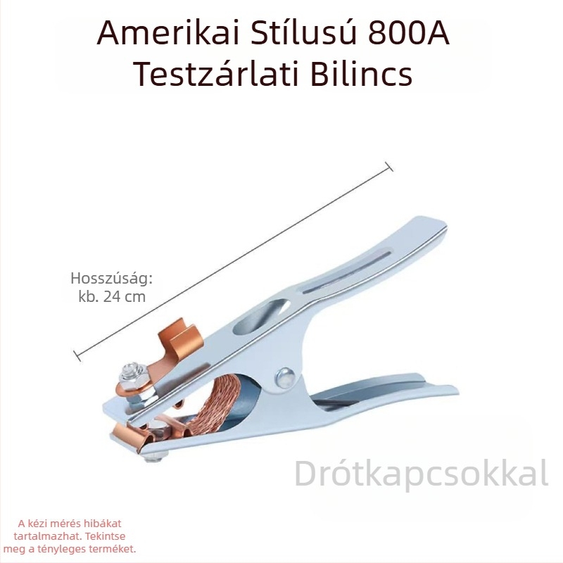 Földelő csipesz hegesztőgépekhez, tartós és kiváló minőségű, hegesztőgépekhez tervezve, vastagabb fogófej
