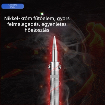 Virágcserepekhez lyukasztó eszköz elektromos forrasztóval és forró ragasztó tollal, műanyag fogantyú, háztartási kézi eszköz