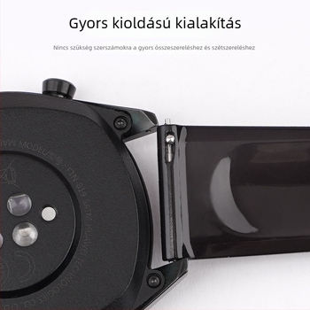 Átlátszó 20/22 mm-es óra szíj Samsung Galaxy Watch4 és Huawei okosórákhoz