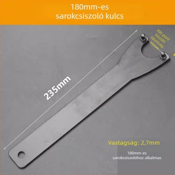 Szögcsiszolóhoz készült kulcs, megerősített – kiegészítők elektromos szerszámokhoz