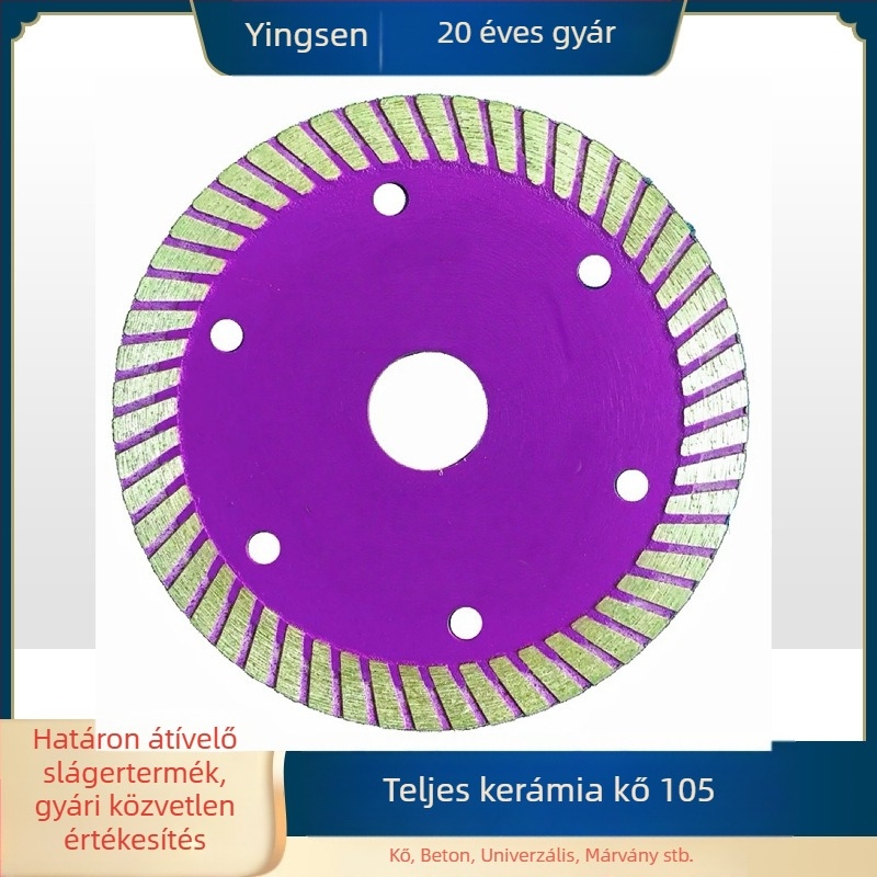 Csempevágó korong 105/114, teljes kerámia, kőbarázdázó korong, betonvágó korong