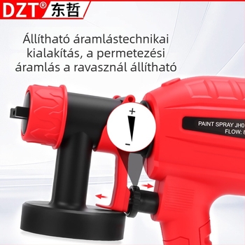 Elektromos festékspray pisztoly festékhez és latexhez