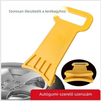Polikarbonát gumiabroncsnyomó lemez – telepítési segédeszköz alacsony profilú gumikhoz, 1 db
