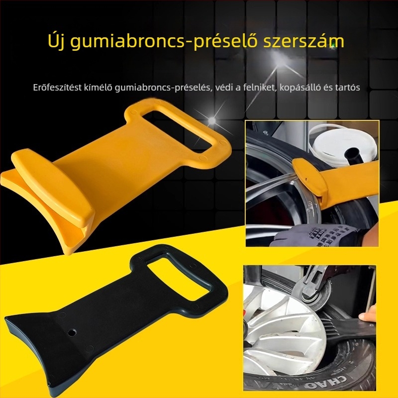 Polikarbonát gumiabroncsnyomó lemez – telepítési segédeszköz alacsony profilú gumikhoz, 1 db