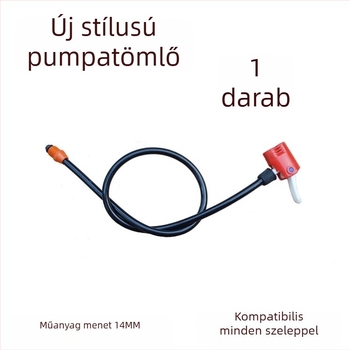 Kerékpárpumpa adapter készlet tömlővel és csatlakozókkal