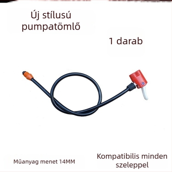 Kerékpárpumpa adapter készlet tömlővel és csatlakozókkal
