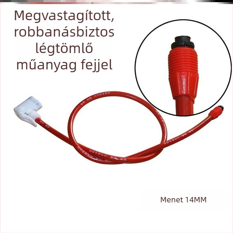 Kerékpárpumpa adapter készlet tömlővel és csatlakozókkal