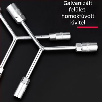 Y-típusú hosszú univerzális hüvelykes csavarkulcs – többfunkciós háromszög alakú kézi eszköz motoros kerékpárokhoz