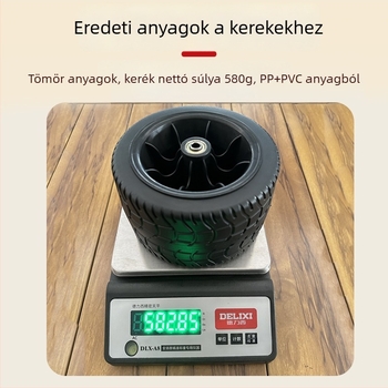 Összecsukható kempingkocsi kerekek, csapágyas gumikerék, szélesebb és vastagabb kivitel