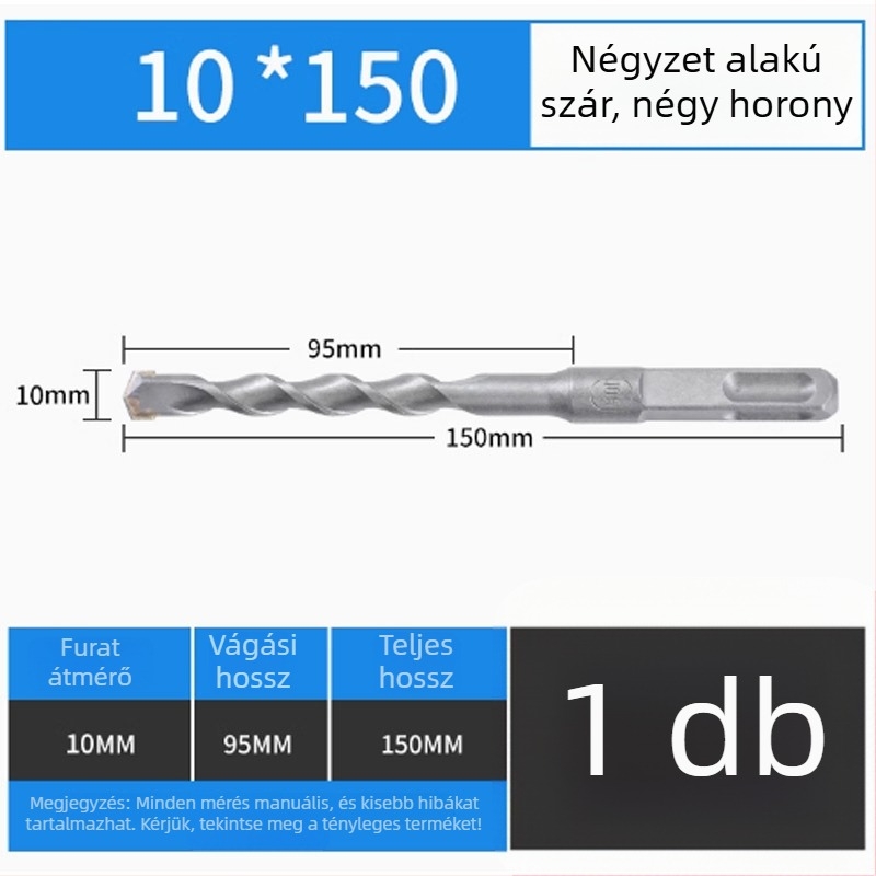 Kalapácsos fúró adapter és elektromos csavarhúzó adapter, 1/2 hüvelykes négyszögletes foglalattal