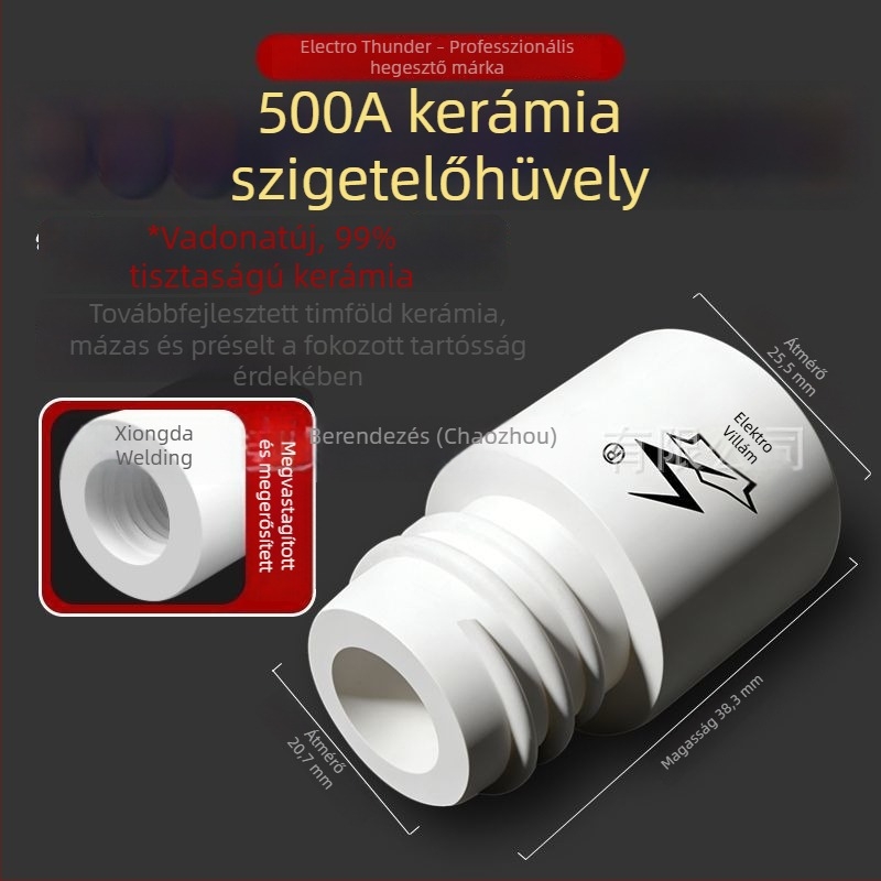 Új kerámia gázvédett hegesztő védőcső és fúvóka készlet 200A/350A/500A MIG pisztolyhoz – 15AK kiegészítők