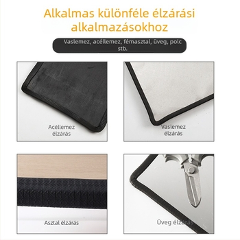U alakú nitrilgumi tömítőszalag élvédő fémlemez keretekhez