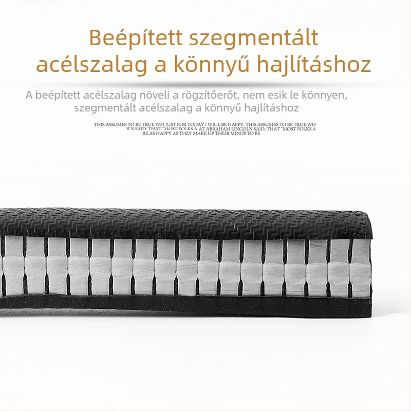 U alakú nitrilgumi tömítőszalag élvédő fémlemez keretekhez